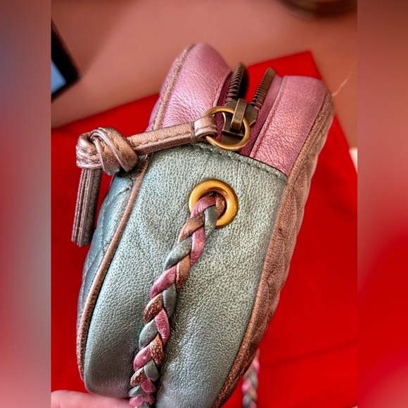 GUCCI Nappa Trapuntata Mini Zumi Dome Metallic Pastels Xbody Bag - Picture 14 of 16